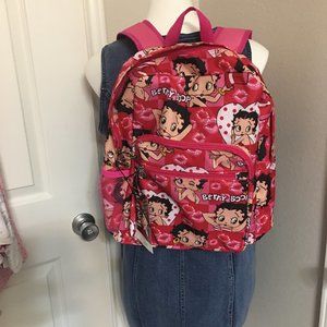 Betty Boop Brand New Pink Red Large Backpack Price is FIRM  14x15  BB1